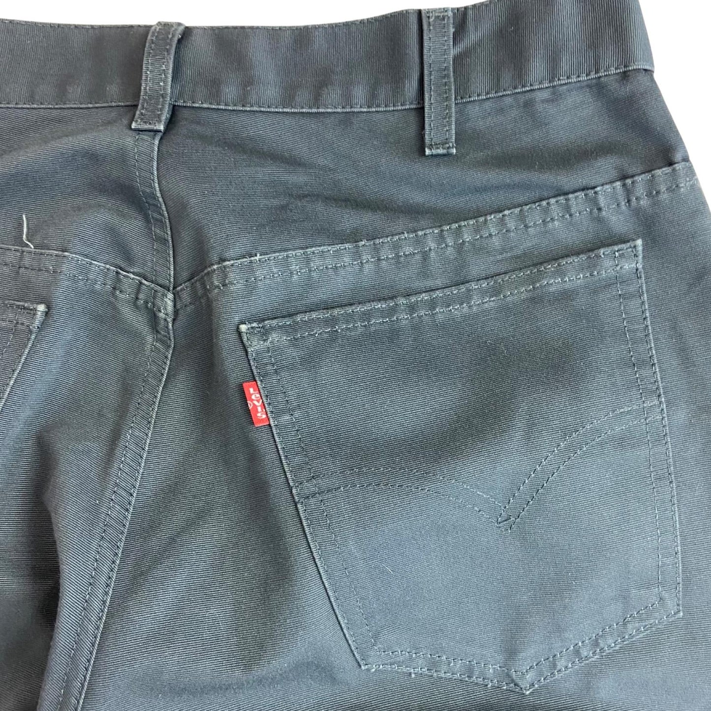 VTG LEVIS STA-PREST RED TAB GREY TROUSERS SLACKS JEANS MOD SKINS 34W 34L