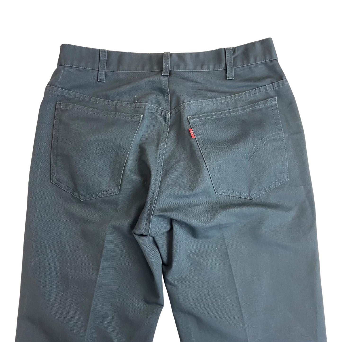 VTG LEVIS STA-PREST RED TAB GREY TROUSERS SLACKS JEANS MOD SKINS 34W 34L