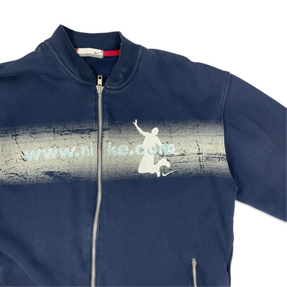 00's Nike Double Zip-up Sweatshirt M L