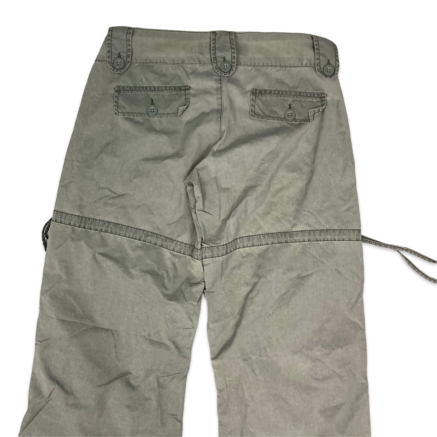 Y2K Grey Cargo Trousers 14