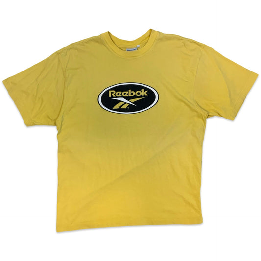 90s Yellow Reebok Tee XL