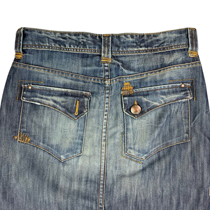 Y2K Denim Skirt 8 10 12