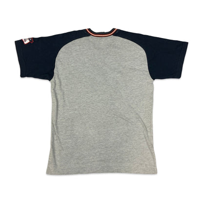 Y2K Navy Grey & Red Adidas Tee M