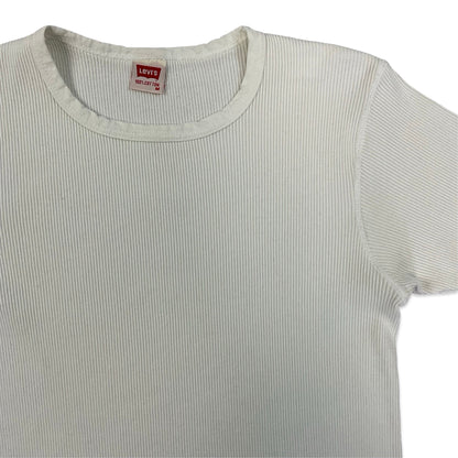 Vintage Levi's White Ribbed Top 8