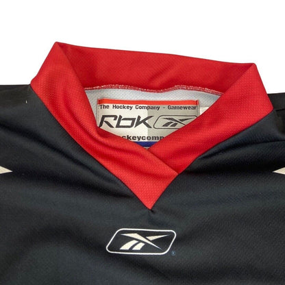 Reebok Black Saale Bulls Eishockey Oberliga Jersey XXXL