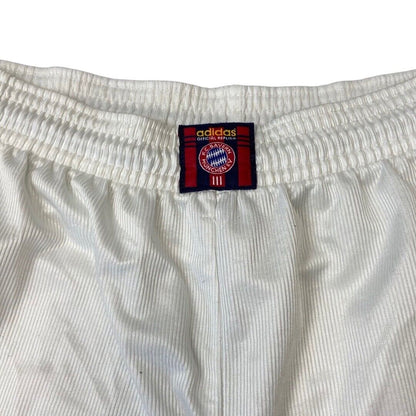 Vintage 1990s Red & White Adidas Bayern Munich Football Shorts Large