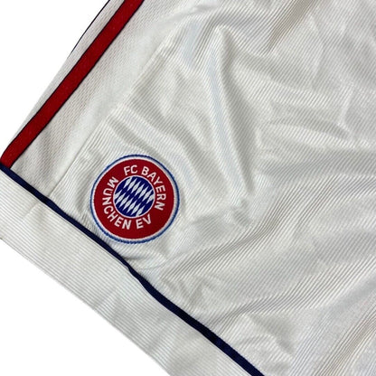 Vintage 1990s Red & White Adidas Bayern Munich Football Shorts Large