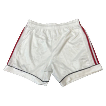 Vintage 1990s Red & White Adidas Bayern Munich Football Shorts Large