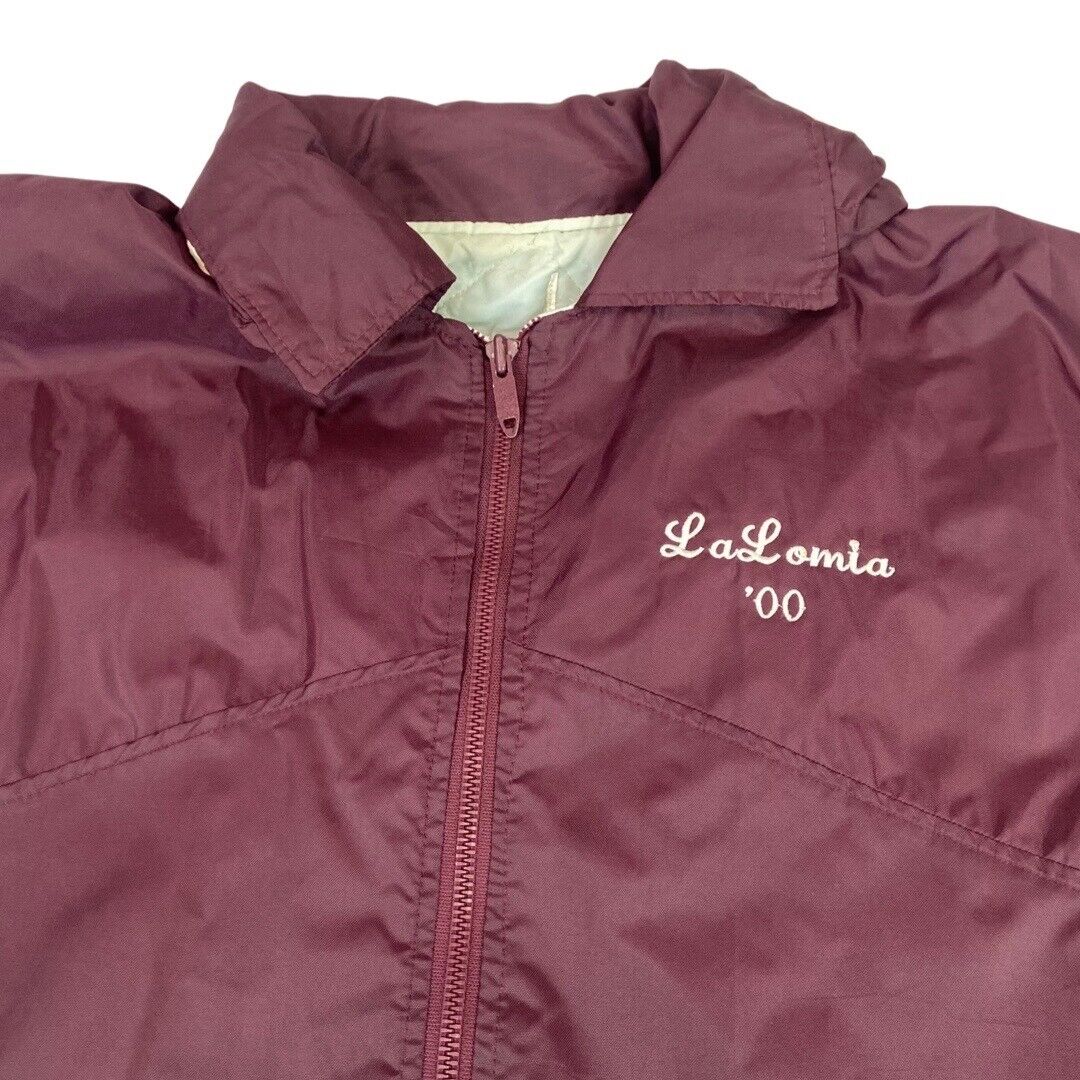 VTG USA EAST HIGH AMERICAN FOOTBALL VARSITY NYLON WINDBREAKER JACKET 54” 3XL