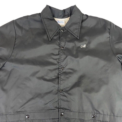 VTG USA TRI VILLAGE NY MEMORIAL COLOR GUARD SHERPA LINED NYLON JACKET 48” 2XL