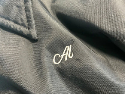 VTG USA TRI VILLAGE NY MEMORIAL COLOR GUARD SHERPA LINED NYLON JACKET 48” 2XL