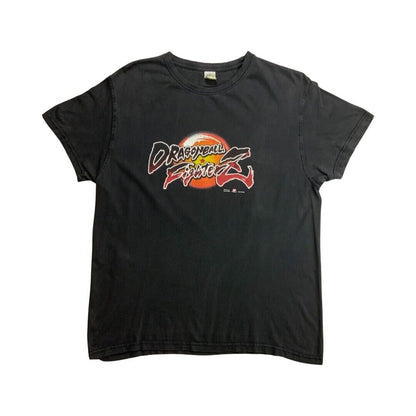 Vintage 00s Black Dragonball FighterZ Graphic Logo T-Shirt Large