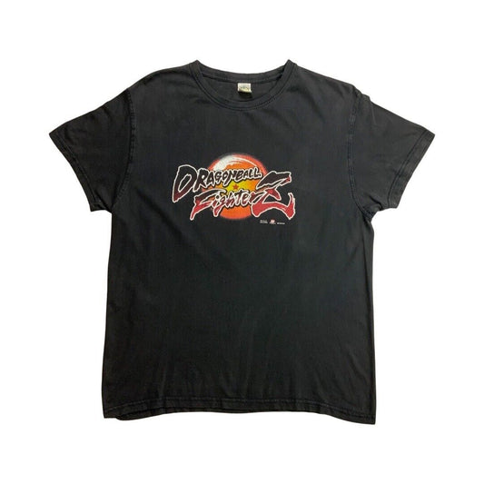 Vintage 00s Black Dragonball FighterZ Graphic Logo T-Shirt Large
