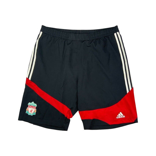 2007 Black, White & Red Adidas Liverpool Football Shorts XL