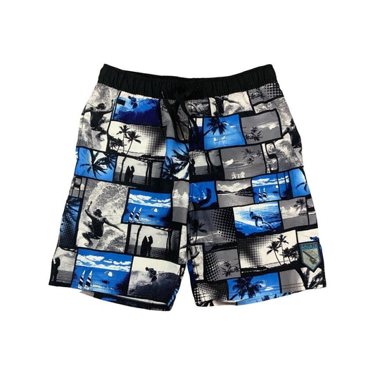 Deadstock Vintage 2000s Multi-Coloured Airwalk AOP Swimming Boardshorts Medium