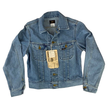 NEW WITH TAGS 60s LEE RIDER JAPANESE DENIM TRUCKER JACKET MOD XS 34”