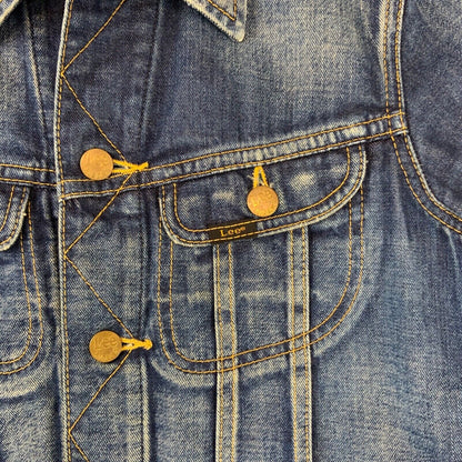 VTG 1960s LADY LEE RIDERS SANFORIZED DENIM JACKET LADIES TRUCKER S 31”