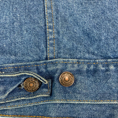 VTG 1970s USA MADE LEVIS 70505 0217 TYPE 3 TRUCKER DENIM JACKET VGC XS 34”