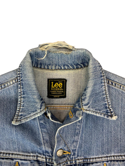 VTG LEE RIDERS JAPANESE EDWIN COLAB DENIM JACKET LOVELY WEAR MOD 36” M