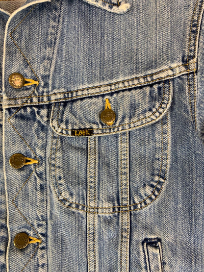 VTG LEE RIDERS JAPANESE EDWIN COLAB DENIM JACKET LOVELY WEAR MOD 36” M