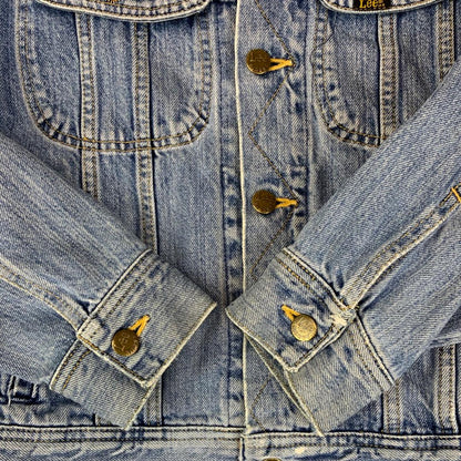 VTG LEE RIDERS JAPANESE EDWIN COLAB DENIM JACKET LOVELY WEAR MOD 36” M
