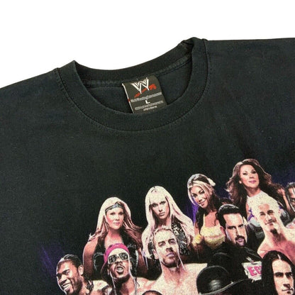 2009 Black WWE Undertaker's Rest In Peace Tour Double Sided Graphic T-Shirt XL