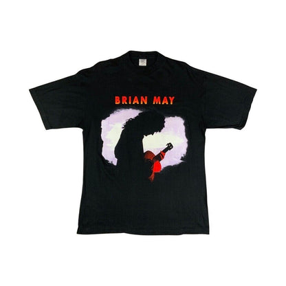 Vintage 1993 Black Brian May Back To The Light Tour Graphic T-Shirt L/XL