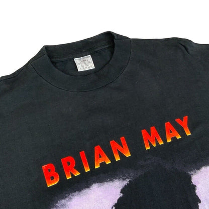 Vintage 1993 Black Brian May Back To The Light Tour Graphic T-Shirt L/XL