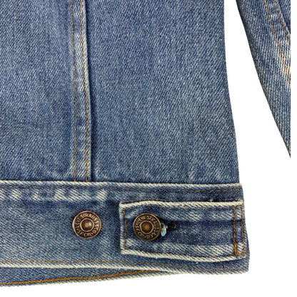 LADIES VTG 70s LEVIS 70704 0914 RED TAB USA MADE TYPE 3 DENIM JACKET 34” 10