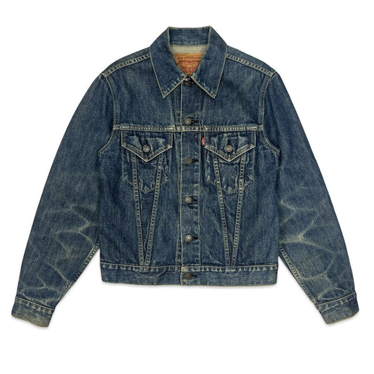 VTG JAPANESE LEVIS BIG E TYPE 3 TRUCKER DENIM JACKET ROCKABILLY MOD 60s LVC 36”S