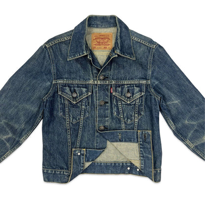 VTG JAPANESE LEVIS BIG E TYPE 3 TRUCKER DENIM JACKET ROCKABILLY MOD 60s LVC 36”S