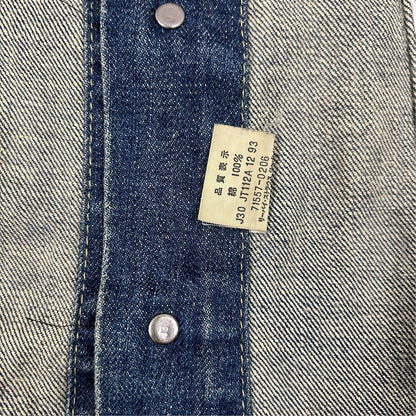 VTG JAPANESE LEVIS BIG E TYPE 3 TRUCKER DENIM JACKET ROCKABILLY MOD 60s LVC 36”S