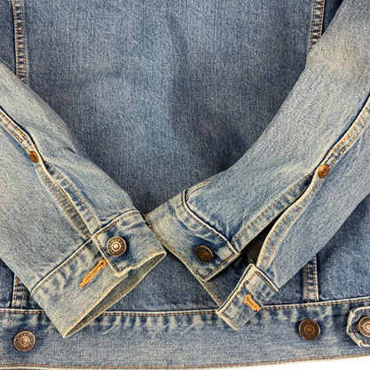 VTG EDWIN PREMIUM JAPANESE DENIM TRUCKER JACKET ROCKABILLY 36” S