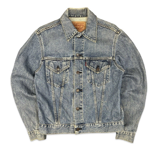VTG 90s JAPANESE BIG E LEVIS TYPE 3 TRUCKER DENIM JACKET 1960s LVC MOD SKIN 36 S