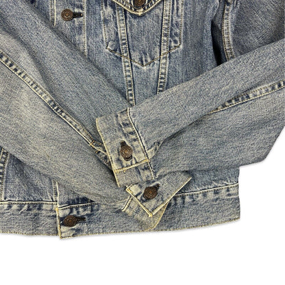 VTG 90s JAPANESE BIG E LEVIS TYPE 3 TRUCKER DENIM JACKET 1960s LVC MOD SKIN 36 S