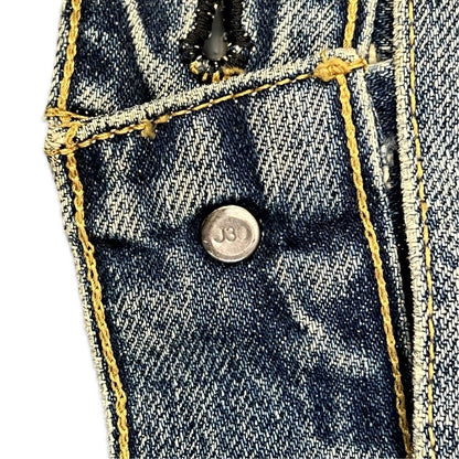 VTG 90s JAPANESE BIG E LEVIS TYPE 3 TRUCKER DENIM JACKET 1960s LVC MOD SKIN 36 S