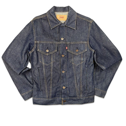 VTG DEADSTOCK 80s USA LEVIS RED TAB TYPE 3 TRUCKER DENIM JACKET 777 STAMP 34 XS