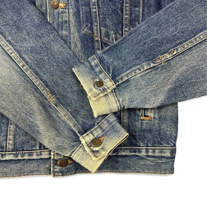 VTG 1980s USA LEVIS RED TAB TYPE 3 TRUCKER DENIM JACKET  527 STAMP 38 S