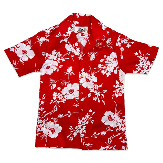 VTG 1960s HILO HATTIES GENUINE HAWAIIAN ALOHA SHIRT TIKI ROCKABILLY S 36