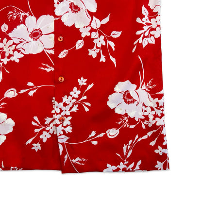 VTG 1960s HILO HATTIES GENUINE HAWAIIAN ALOHA SHIRT TIKI ROCKABILLY S 36