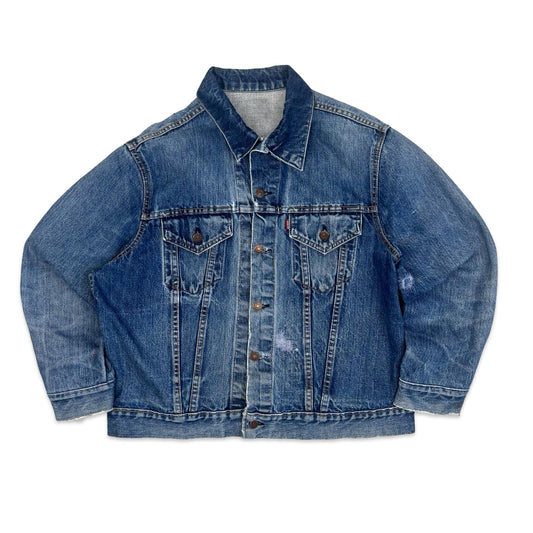 VTG ORIGINAL USA CIRCA 1970 LEVIS BIG E TYPE 3 TRUCKER DENIM JACKET MOD M 40”