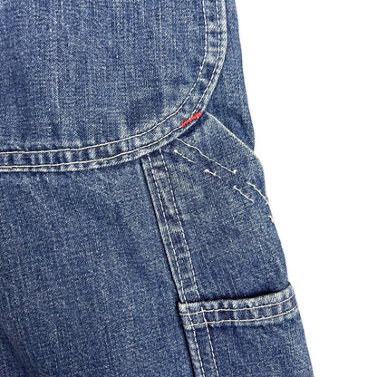 VTG 60s 70s USA WORKWEAR JC PENNEY BIG MAC DENIM DUNGAREES ROCKABILLY 32’ W 29”