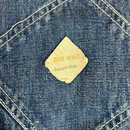 VTG 60s 70s USA WORKWEAR JC PENNEY BIG MAC DENIM DUNGAREES ROCKABILLY 32’ W 29”
