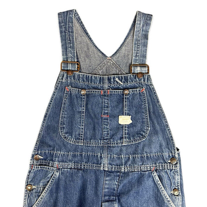 VTG 60s 70s USA WORKWEAR JC PENNEY BIG MAC DENIM DUNGAREES ROCKABILLY 32’ W 29”
