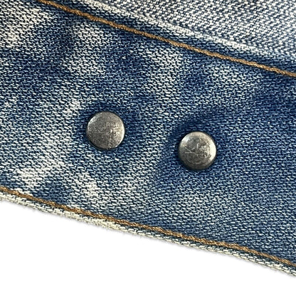 VTG 1970s USA MADE WRANGLER DENIM WESTERN JACKET V COOL BLEACH WASH S 38”