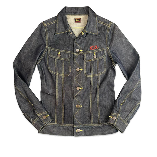 VTG STYLE LEE RIDERS JAPANESE FREAKS STORE COLAB INDIGO DENIM JACKET XXS 32”