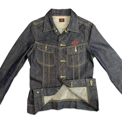 VTG STYLE LEE RIDERS JAPANESE FREAKS STORE COLAB INDIGO DENIM JACKET XXS 32”