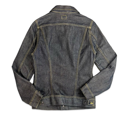 VTG STYLE LEE RIDERS JAPANESE FREAKS STORE COLAB INDIGO DENIM JACKET XXS 32”