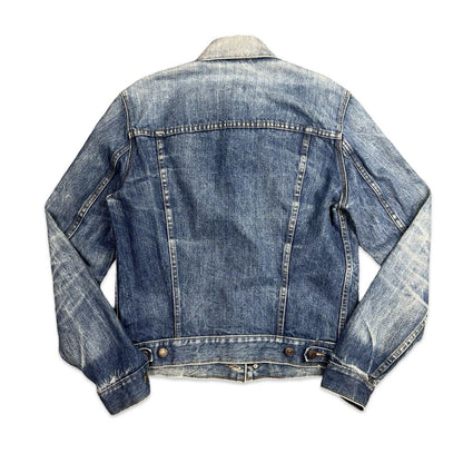 VTG RARE ORIGINAL 1970s LEVIS ORANGE TAB TYPE 3 TRUCKER DENIM JACKET  S 36”