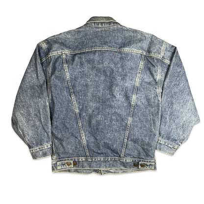 VTG 1980s USA LEVIS ORANGE TAB TYPE 3 TRUCKER DENIM JACKET S 38